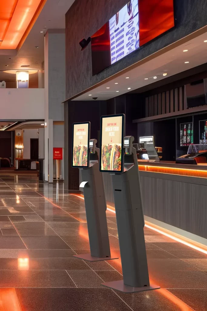 retail application kiosk system food order