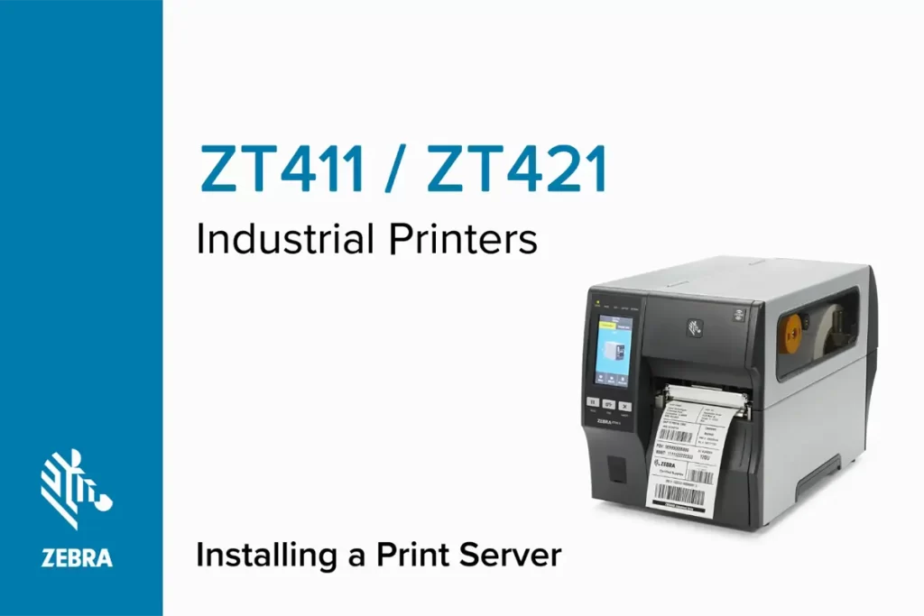 zt411 421 print server installation
